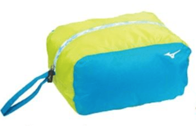 MIZUNO POUCH IMPERMEABLE CELESTE/ VERDE1