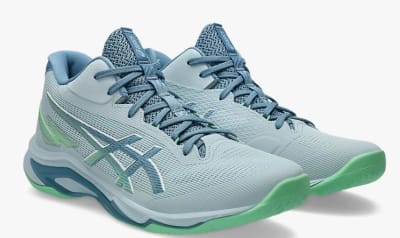 ZAPATILLAS ASICS NETBURNER BALLISTIC FF MT 4 COOL GREY SABA BLUE - HOMBRE