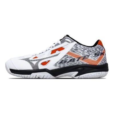 ZAPATILLAS MIZUNO GATE SKY PLUS WHITE BLACK ORANGE4