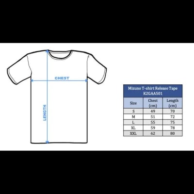 MIZUNO POLO RELEASE TAPE TEE QUARRY - HOMBRE S