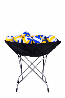 PURO SPORTS CARRITO ALTO PARA PELOTAS NEGRO