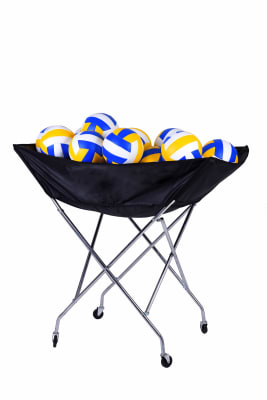 PURO SPORTS CARRITO ALTO PARA PELOTAS NEGRO