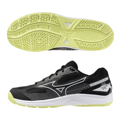 ZAPATILLAS MIZUNO CYCLONE SPEED 4 BLACK WHITE SUNNY LIME - UNISEX