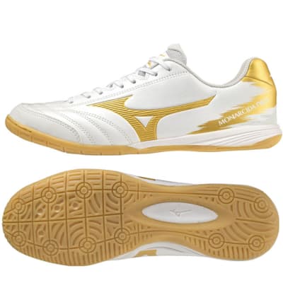 ZAPATILLAS MIZUNO MONARCIDA NEO SALA PRO IN GOLDEN WHITE FUTSAL