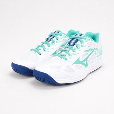 ZAPATILLAS MIZUNO SKY BLASTER 2 WHITE AQUA- ÚNICAS TALLAS- 27.5-28 CM