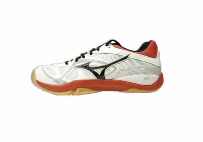 ZAPATILLA MIZUNO WAVE SMASH WHITE BLACK RED1