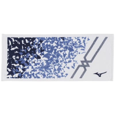 MIZUNO TOALLA DE CARA BLANCO/ AZUL1