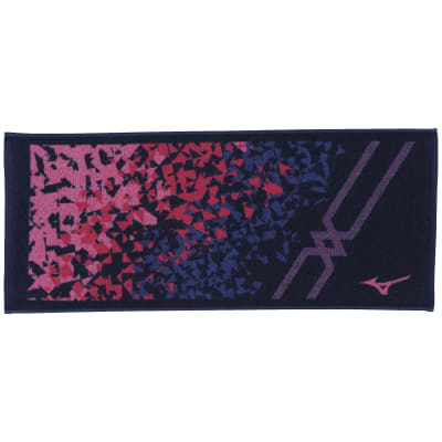 MIZUNO TOALLA DE CARA AZUL/ ROSA1