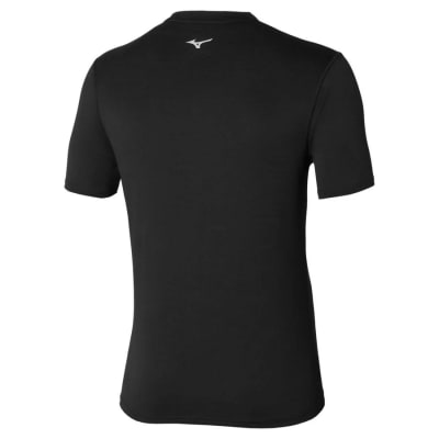 POLO MIZUNO IMPULSE CORE TEE  BLACK - HOMBRE