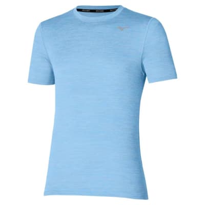 POLO MIZUNO IMPULSE CORE TEE CERULEAN