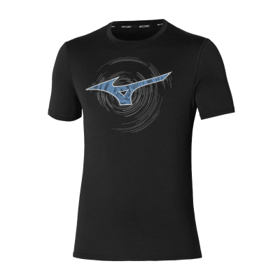 MIZUNO POLO CORE RB TEE BLACK1