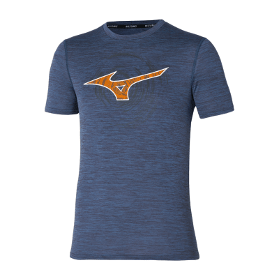 MIZUNO POLO CORE RB TEE ESTATE BLUE - HOMBRE1