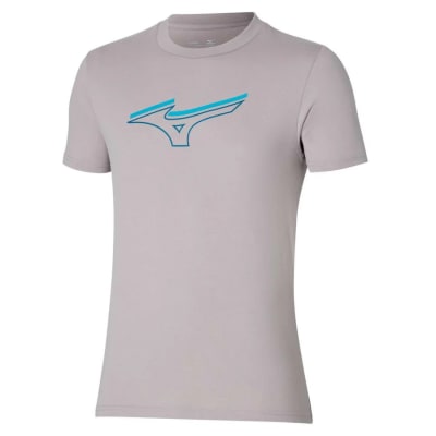 POLO MIZUNO ATHLETICS RB TEE SILVER SCONCE1