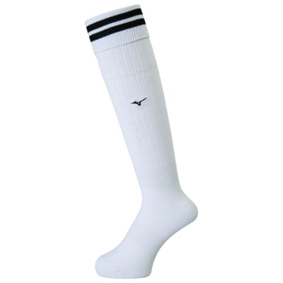 MIZUNO MEDIAS LARGAS BLANCAS1