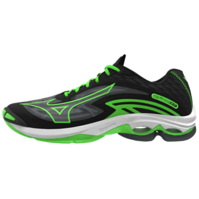ZAPATILLAS MIZUNO WAVE LIGHTNING Z7 BLACK NEON GREEN - HOMBRE1