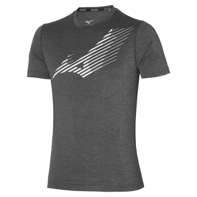 MIZUNO POLO CORE GRAPHIC RB GRIS - HOMBRE 2XL1