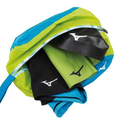 MIZUNO POUCH IMPERMEABLE CELESTE/ VERDE