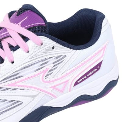 ZAPATILLAS MIZUNO  WAVE MEDAL 7 WHITE PINK
