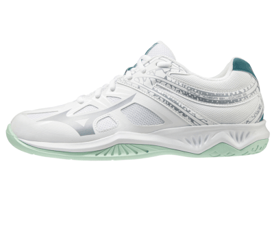 ZAPATILLAS MIZUNO THUNDER BLADE 2 WHITE GREY GREEN1