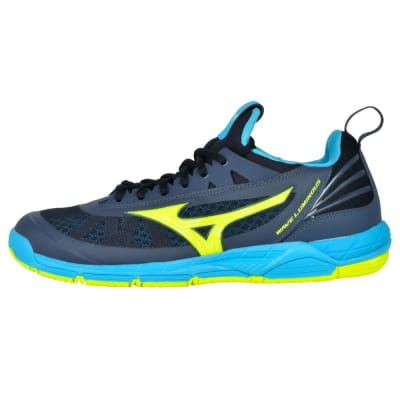 ZAPATILLAS MIZUNO WAVE LUMINOUS BLUE YELLOW-ÚNICO PAR- 29.5 CM1