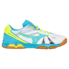 ZAPATILLAS MIZUNO WAVE MEDAL 5 WHITE LIGHT BLUE - HOMBRE