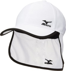 GORRO MIZUNO WHITE CON SOLAPA DE CÁÑAMO