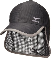 GORRO MIZUNO BLACK CON SOLAPA DE CÁÑAMO