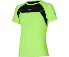 MIZUNO POLO AERO FLOW VERDE LIMON - HOMBRE