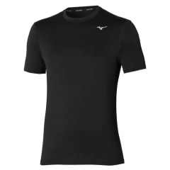 POLO MIZUNO IMPULSE CORE TEE  BLACK - HOMBRE