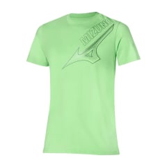 MIZUNO POLO RELEASE GRAPHIC TEE GREEN 30 - HOMBRE