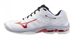 ZAPATILLAS MIZUNO WAVE VOLTAGE 2 WHITE RED - UNISEX
