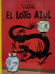 LAS AVENTURAS DE TINTÍN EL LOTO AZUL 5 TAPA DURA
