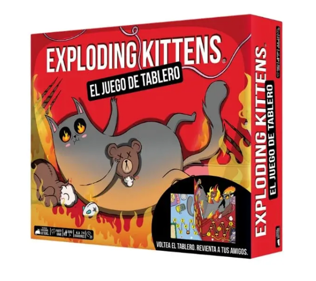 EXPLODING KITTENS EL JUEGO DE TABLERO1
