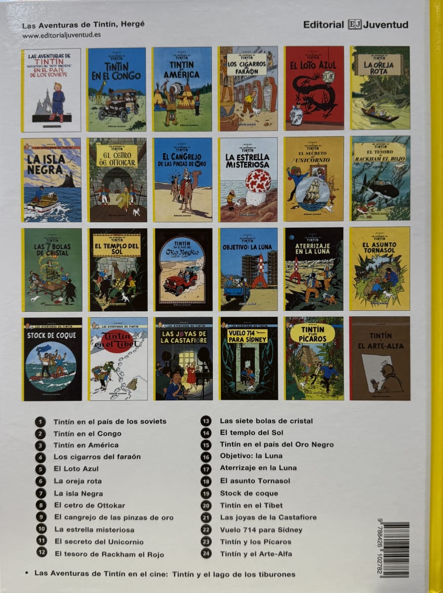 LA AVENTURAS DE TINTÍN LA OREJA ROTA 6 TAPA DURA2