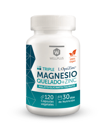 Magnesio Quelado + Zinc 120 cápsulas