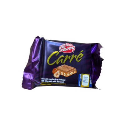 Carre Leche/Avellanas 25Gr Savoy1