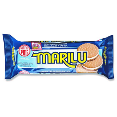 Galletas Marilu Puig Vainilla160 Gr ( 6Paq Individuales )1