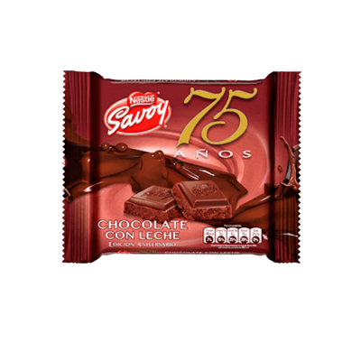 SAVOY 75 ANIVERSARIO CON LECHE 100GR1