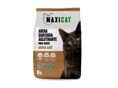 MAXI CAT ARENA SANITARIA CAFÉ 8 KG