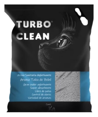 Arena Turbo Clean Talco Bebe 20 KG