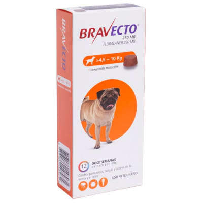 Bravecto Perro 4.5 A 10Kg.