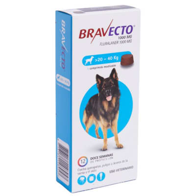 Bravecto Perro 20 A 40 Kg
