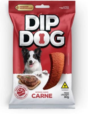DIP DOG SNACK CARNE 60 GR1