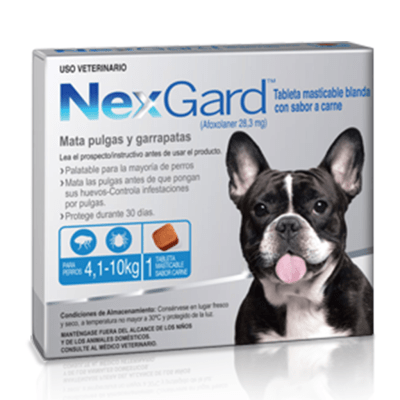 Nexgard Antiparasitario 1 Comprimido 4.1 A 10 Kg