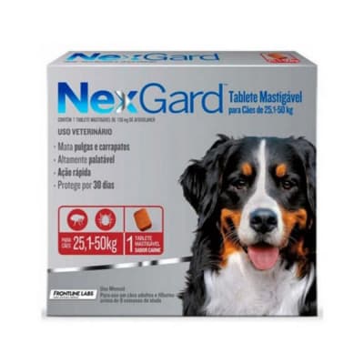 Nexgard Antiparasitario 1 Comprimido 25.1 A 50 Kg