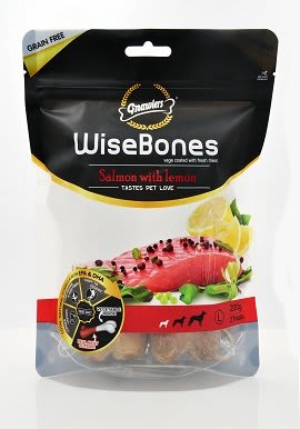 Hueso WISEBONE Salmon - Limon Large 200G.