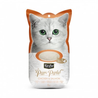 KITCAT 4x15G Chicken & Salmon