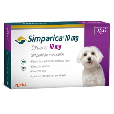 Simparica 2.5 A 5 Kg X 3 Comprimidos