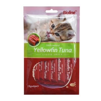 Snack Bioline En Pasta Atún Amarillo 15Gr