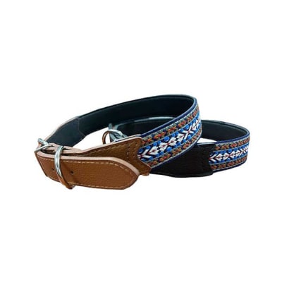 Collar Tejido Eco Cuero